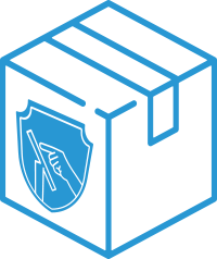 Shipping box icon