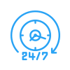 24/7全天候使用